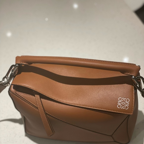 Loewe Small Puzzle Bag in Tan - Picture 6 of 11